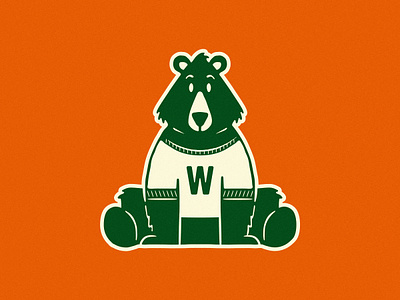 Camp Whittle, Bear animal bear branding camp camping illustration logo logo design nature outdoors