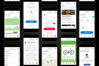 Enel App illustration mobile app mobile design app responsive design ui ux