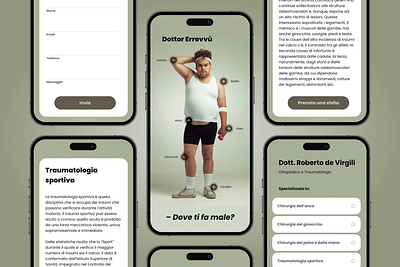 Dottor Errevvù App mobile app design ui ux