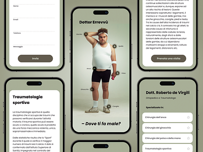 Dottor Errevvù App mobile app design ui ux