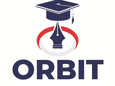 Orbit admission logo abstract admission logo bramding branding college design graphic design illustration lettermark logo marketing minimal modern school symbol trend ui vector