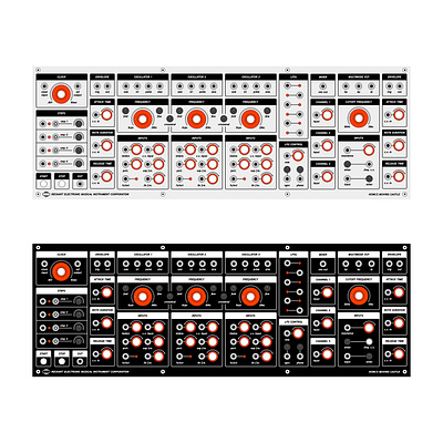 Howl's Moving Castle- Panel Designs art design graphic design hardware illustration layout modular moog synth synthesizer