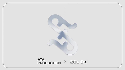 Recording Studio ATA Prod 2click 3d logo brand branding design graphic design icon identity logo logo mark logo type minimalisticlogo music recording studio sound studio vector