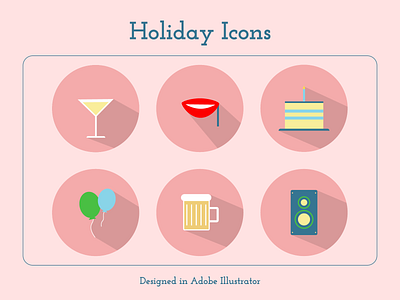 Holiday icon branding design graphic design icon illustrator website concept