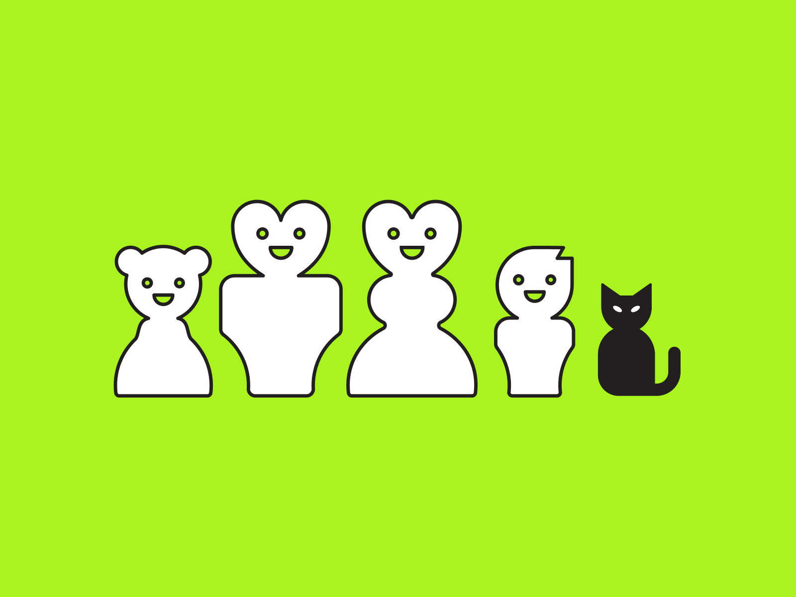 "Golden Family" - Icon Series branding design flat icons illustration illustrator logo minimal vector