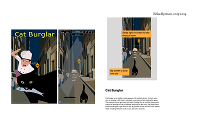 Cat Burglar- Game design adobe game gamedesign motion graphics