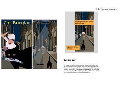 Cat Burglar- Game design adobe game gamedesign motion graphics