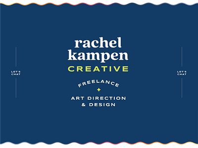 Rachel Kampen Creative // Branding Wordmark art director branding designer freelancedesigner freelancer graphic design type lock up typography word mark