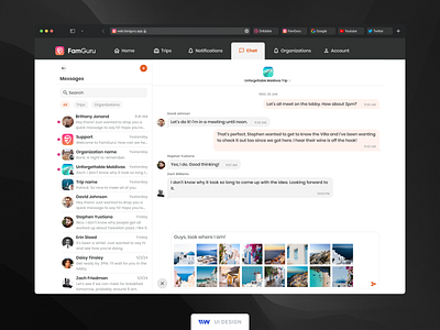 FamGuru - Chat app branding creative design gallery graphic design inspiration mobile mobile ui redesign ui ui design ui ux uidesign uxui visual design