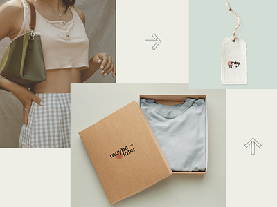 Maybe Later | Packaging brand identity branding design fashion fashion brand graphic design packaging visual identity
