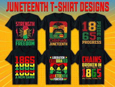 Juneteenth T-shirt Designs 1865 black freedom juneteenth juneteenth t shirt pride shirt t shirt tshirt tshirt design tutorial