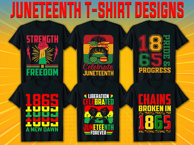 Juneteenth T-shirt Designs 1865 black freedom juneteenth juneteenth t shirt pride shirt t shirt tshirt tshirt design tutorial