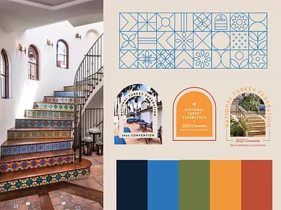 National Turkey Federation // Event Branding, Palm Springs art director brand elements branding color palette conference branding convention branding design designer event branding freelance designer freelancer graphic design illustration logo palm springs palm springs design
