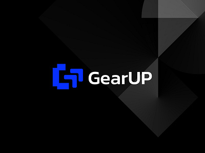 GearUP Logo Design art behance best logo brand brand identity branding design designer graphic design graphics design illustrator logo logo design logos modern logo motion graphics new logo tech logo trend