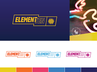 Element Ten // Neon Studio Branding art director branding color palette design designer freelance designer freelancer graphic design kansas city logo logo design neon neon studio photo art direction small business