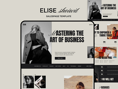 Elise | Showit Website Template aesthetic aestheticdesign design etsy etsyseller etsyshop graphic design showit showitdesign showittemplate socialmedia typography ui ux web webdesign webdesigner webtemplate