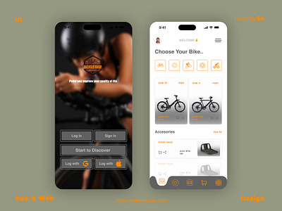 Bike App Shop app design app shop app store application bike shop design ecommerce store ui ui design