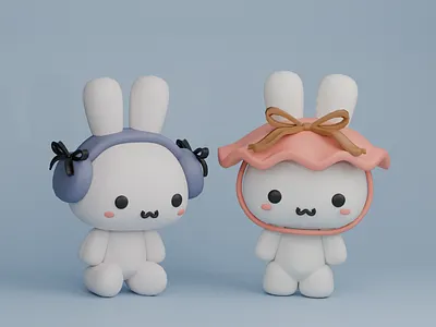 3d bonnies 3d blender cute design
