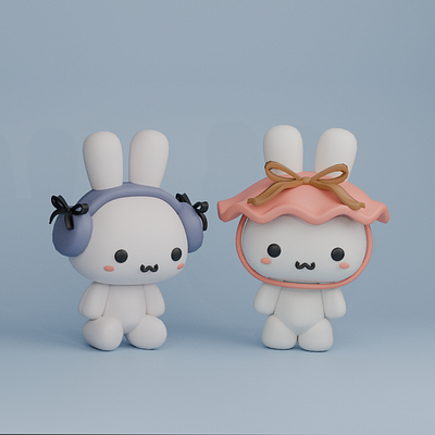 3d bonnies 3d blender cute design