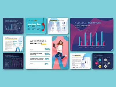 Pitch deck. graphic design indesign infographics pitch deck vector graphics