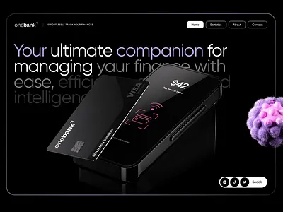Digital Bank Landing Page UI Inspiration animation branding crypto wallet design digital bank finance fintech framer graphic design illustration landing page ui ux web3 webflow