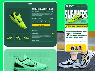 Footwear Ecommerce Website Product Page awe cart ecommerce ecommerce website order product page shoe shop shopping web web design website