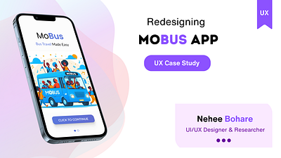 Mo Bus App Redesign - A UI/UX Case Study 3d graphic design ui