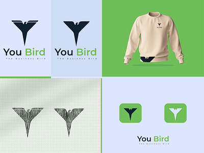 You Bird Logo Design 3d 3d logo branding business logo design graphic design illustration logo logos minimal redesign logo youbird logo