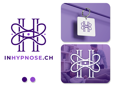InHypnose.ch - Modern Minimalist Logo branding business logo design emblem graphic design logo minimalist logo modern logo professional logo