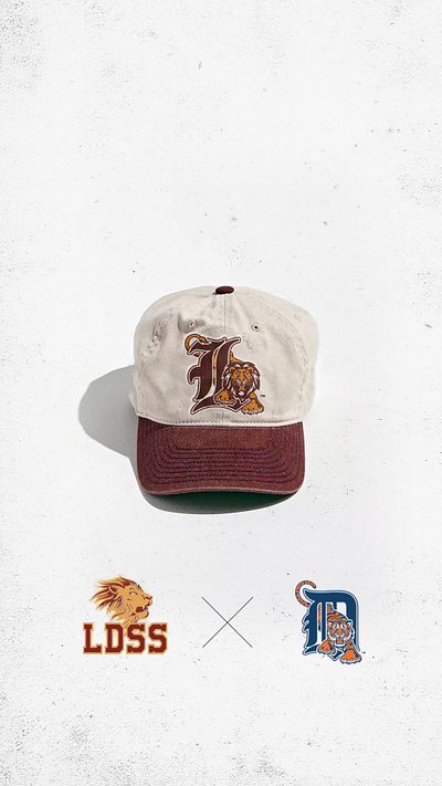 LDSS x Detroit Tigers baseball detroit illustration lions logo redesign tigers