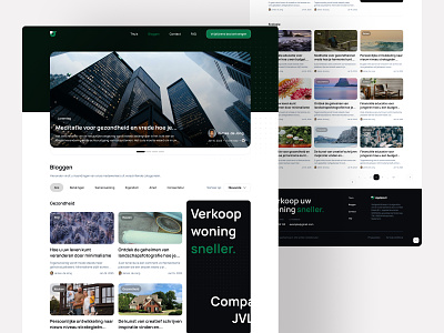 Real estate - Blog blog blog page blog post clean design landing page minimalist post post page property real estate tag ui ux