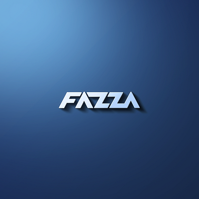 Fazza Logo bold logo branding geometric logo graphic design heavy letters logo logo design