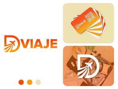 DViaje - Modern Minimalist Logo business logo graphic design logo logo maker minimalist logo modern logo professional logo tourism travel