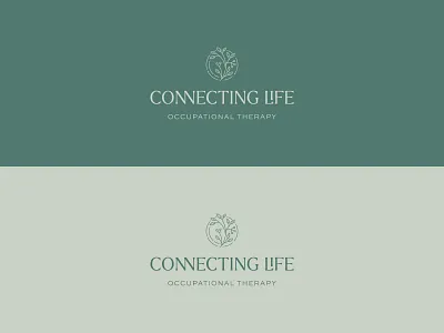 Connecting Life | Logo branding graphic design health logo occupational therapy wellness