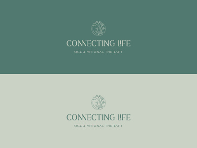 Connecting Life | Logo branding graphic design health logo occupational therapy wellness