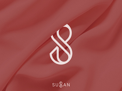 Susan Hijab Logo apparel beauty fashion girl hijab letter s logo monoline s logo susan woman