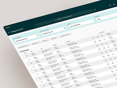 Logistics Web App app clean interaction logistics logistics website minimal modern on demand product design results shipment shipping tracking transportation ui ux web web app web design website