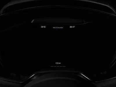 EV Cluster Design animation car cluster dashboard ev hmi motion speedometer ui