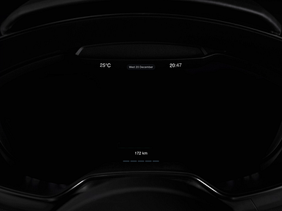 EV Cluster Design animation car cluster dashboard ev hmi motion speedometer ui