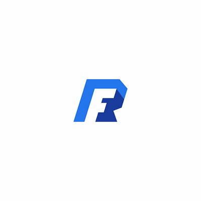 RF FR monogram logo design design fr icon logo monogram portfolio rf supaat