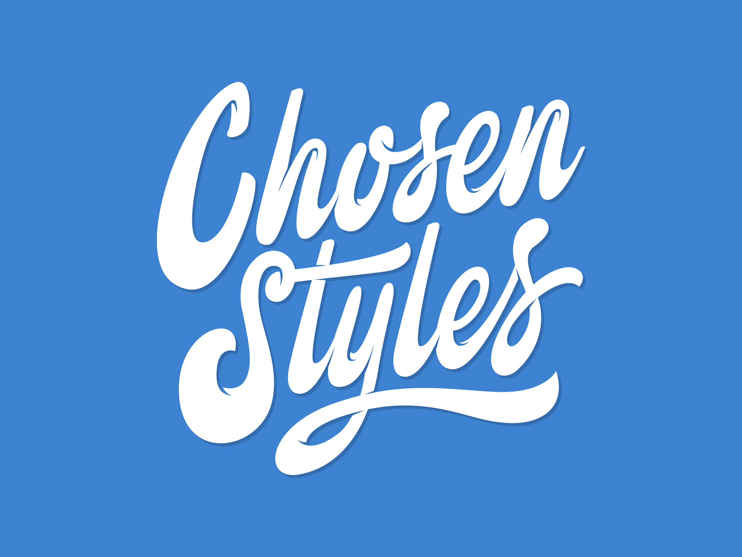 Chosen Styles - Hand Lettering Logo by Sabrina Carballo on Dribbble