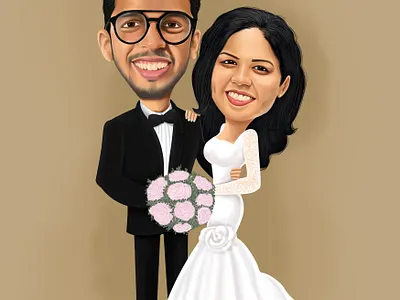 Gift Portraits caricature cute graphic design illustration