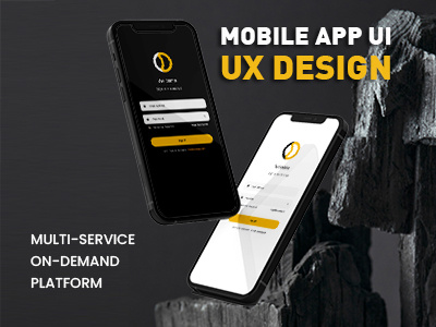 Multi-Service On-Demand Mobile App Design figma mobile app design ui ui design ui designer ux design ux designer