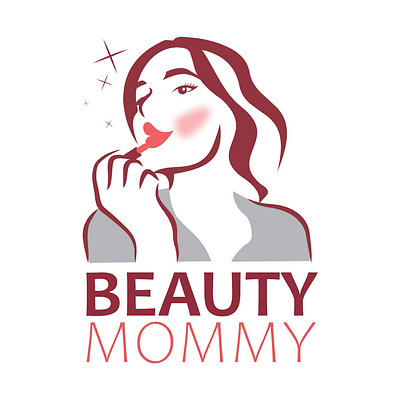 beauty mommy iconic logo for beautymommy logo logo icon mommy logo