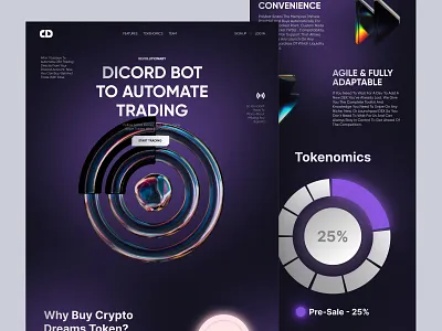 Crypto Trading Website Design and Development 3d bitcoin mining website bitcoin website crypto landing page crypto poker sites crypto trading lading page crypto trading sites crypto trading website crypto website shihabux ui ux web design web3 webcrypto website designer website developer website development