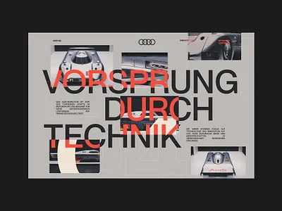 /// VORSPRUNG DURCH TECHNIK /// dailyui design graphic design grid layout minimal process ui