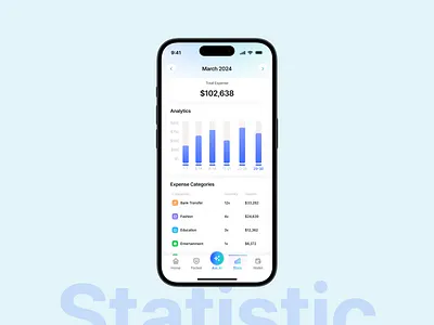 Finance Management Application finance finance app finance design fintech mobile app ui ux
