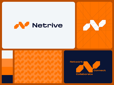 Netrive - Logo Concept ai app logo artificial intelligence brand guidelines brand identity branding connect creativity cutting edge technology design futuristic solutions letter n logo logo design logo designer logomark logotype modern logo network thrive vector icon mark symbol