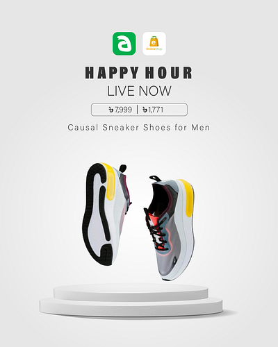 Case Study: Sneaker Sale Promotion Design branding marketing promotion