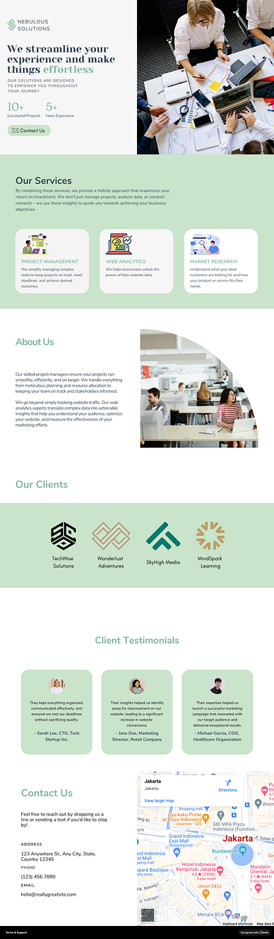 Editable Company Profile Web Template business canva company profile editable template web web design website